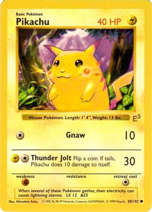 Pikachu 058/102 Miscellaneous Cards & Products - Promo