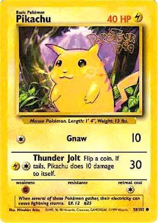 Pikachu 058/102 Miscellaneous Cards & Products - Promo
