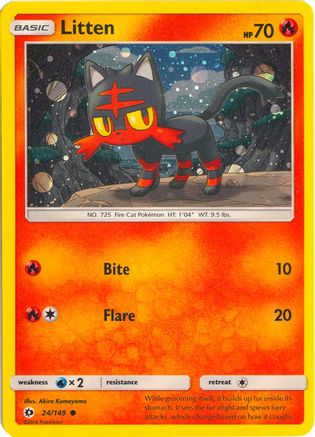 Litten 024/149 - Holofoil Miscellaneous Cards & Products - Promo