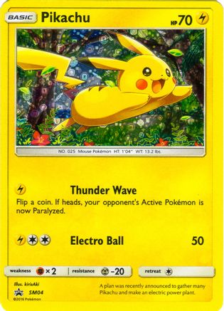 Pikachu SM04 - Holofoil Miscellaneous Cards & Products - Promo
