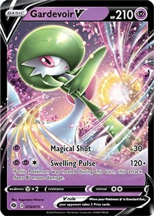 Gardevoir V 016/73 - Holofoil Champions Path - Ultra Rare