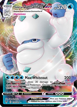 Galarian Darmanitan VMAX 037/185 - Holofoil SWSH04 Vivid Voltage - Ultra Rare