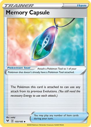 Memory Capsule 155/185 - Reverse Holofoil SWSH04 Vivid Voltage - Uncommon