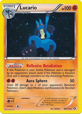Lucario 080/113 - Holofoil Miscellaneous Cards & Products - Promo