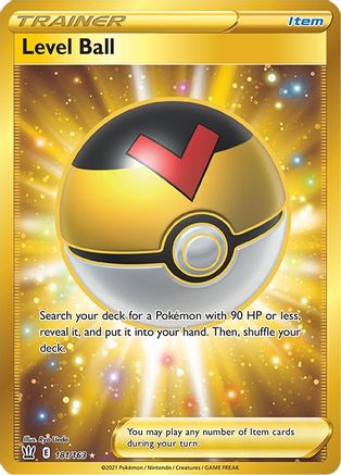 Level Ball (Secret) 181/163 - Holofoil SWSH05 Battle Styles - Secret Rare