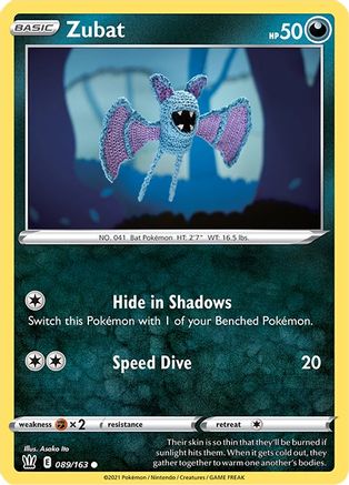 Zubat 089/163 SWSH05 Battle Styles - Common