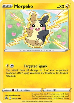 Morpeko (109) 109/264 SWSH08 Fusion Strike - Common