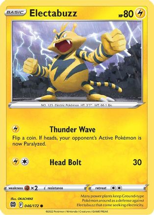 Electabuzz 046/172 SWSH09 Brilliant Stars - Common