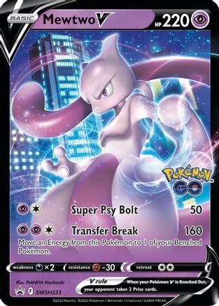 Mewtwo V SWSH223 - Holofoil SWSH Sword & Shield Promo Cards - Promo