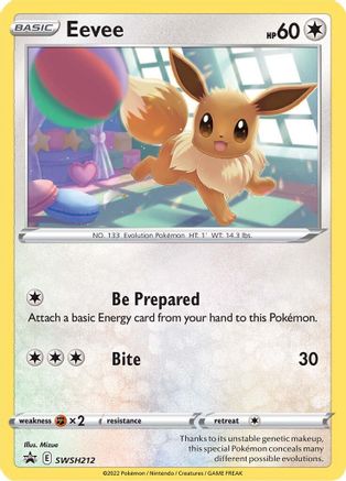 Eevee SWSH212 - Holofoil SWSH Sword & Shield Promo Cards - Promo