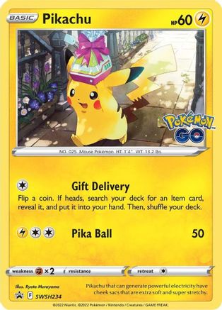 Pikachu SWSH234 - Holofoil SWSH Sword & Shield Promo Cards - Promo