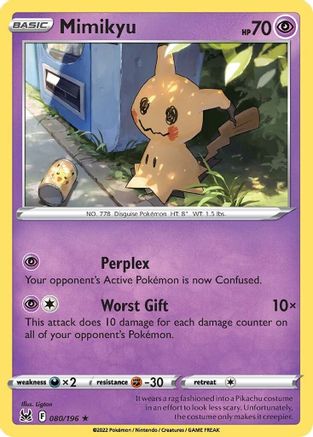 Mimikyu 080/196 SWSH11 Lost Origin - Rare