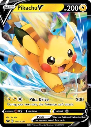 Pikachu V SWSH285 - Holofoil SWSH Sword & Shield Promo Cards - Promo