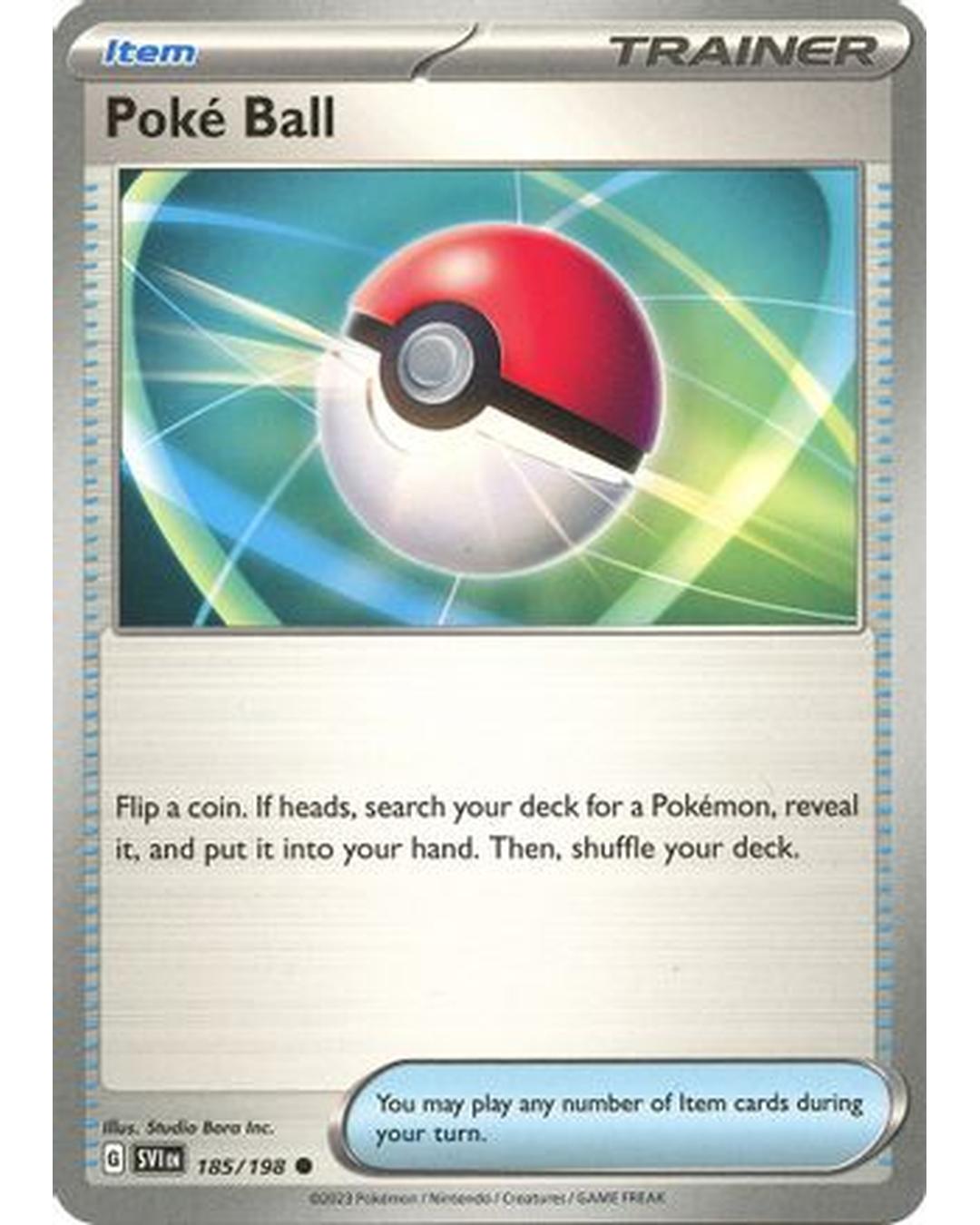 Poke Ball 185/198 SV01 Scarlet & Violet Base Set - Common