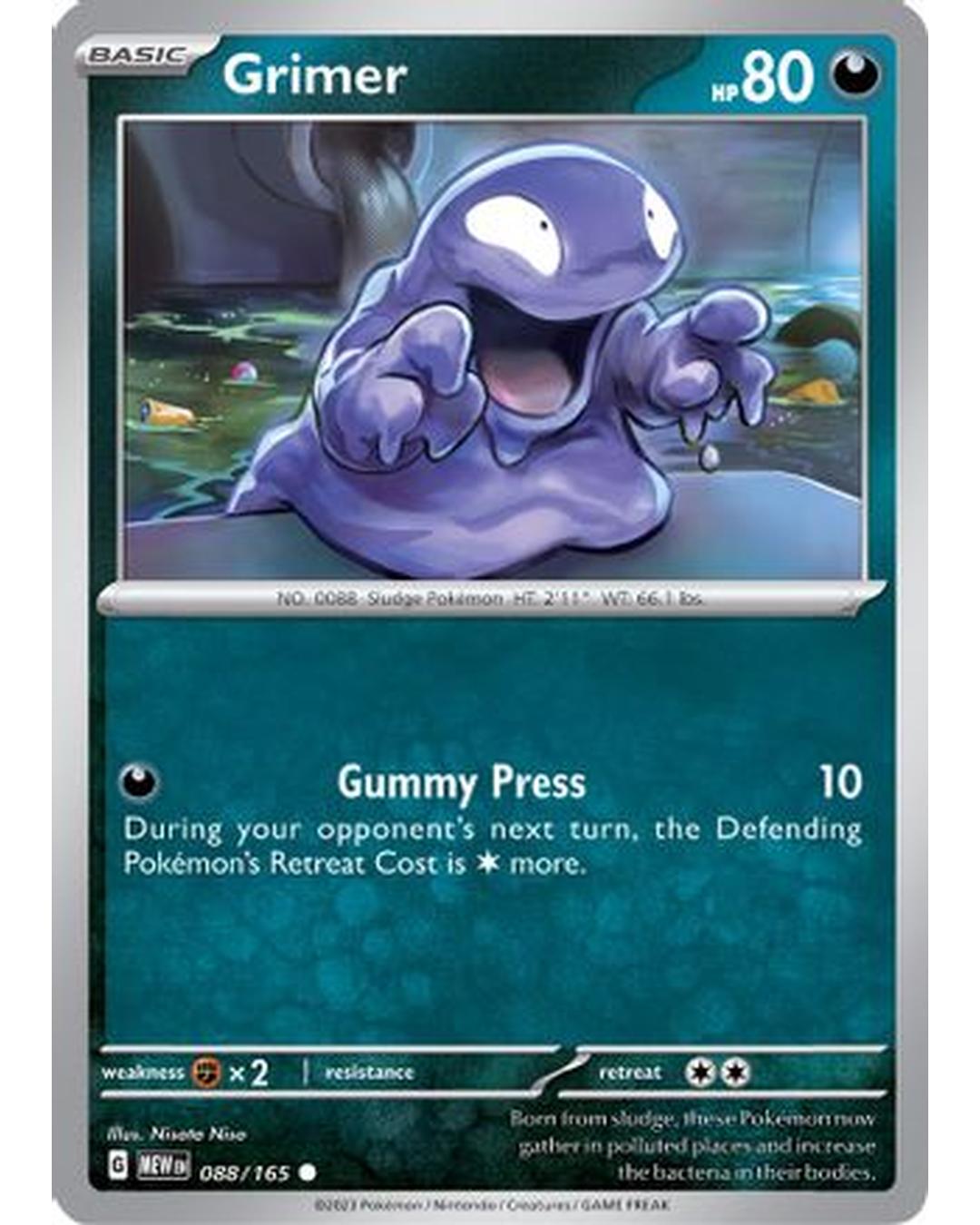 Grimer 088/165 SV Scarlet & Violet 151 - Common