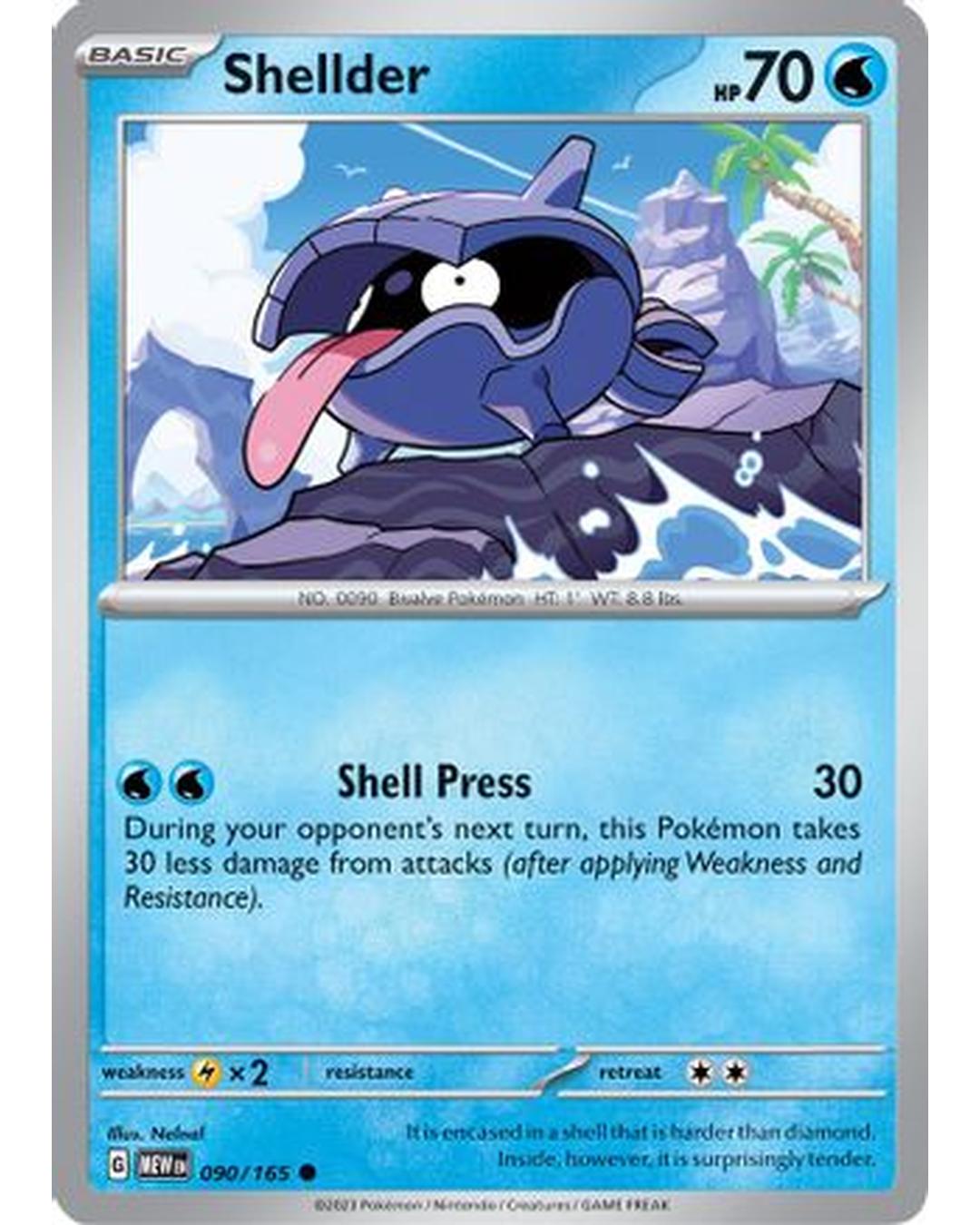 Shellder 090/165 SV Scarlet & Violet 151 - Common