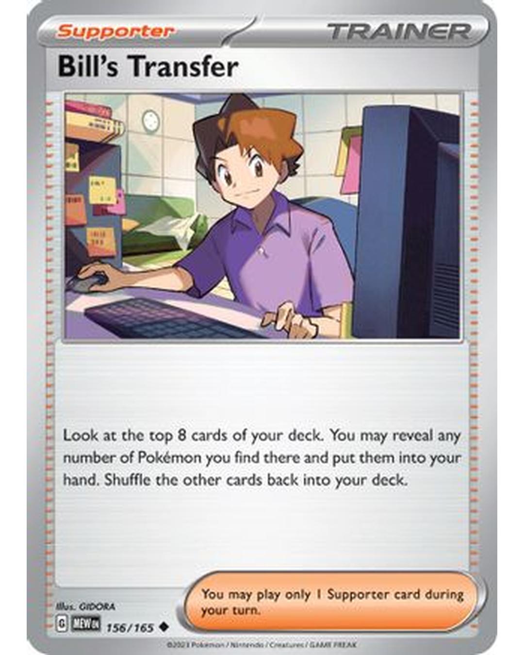 Bill's Transfer 156/165 SV Scarlet & Violet 151 - Uncommon