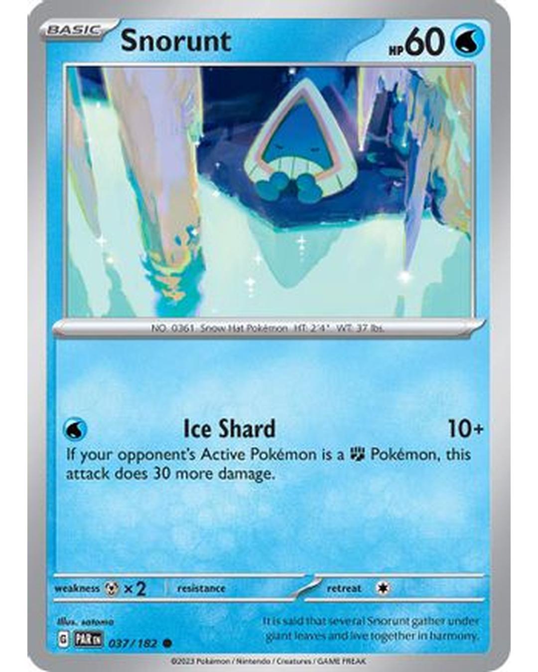 Snorunt 037/182 SV04 Paradox Rift - Common