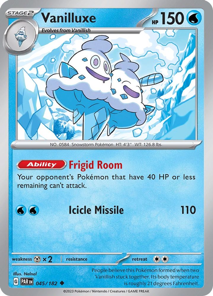 Vanilluxe 045/182 SV04 Paradox Rift - Uncommon