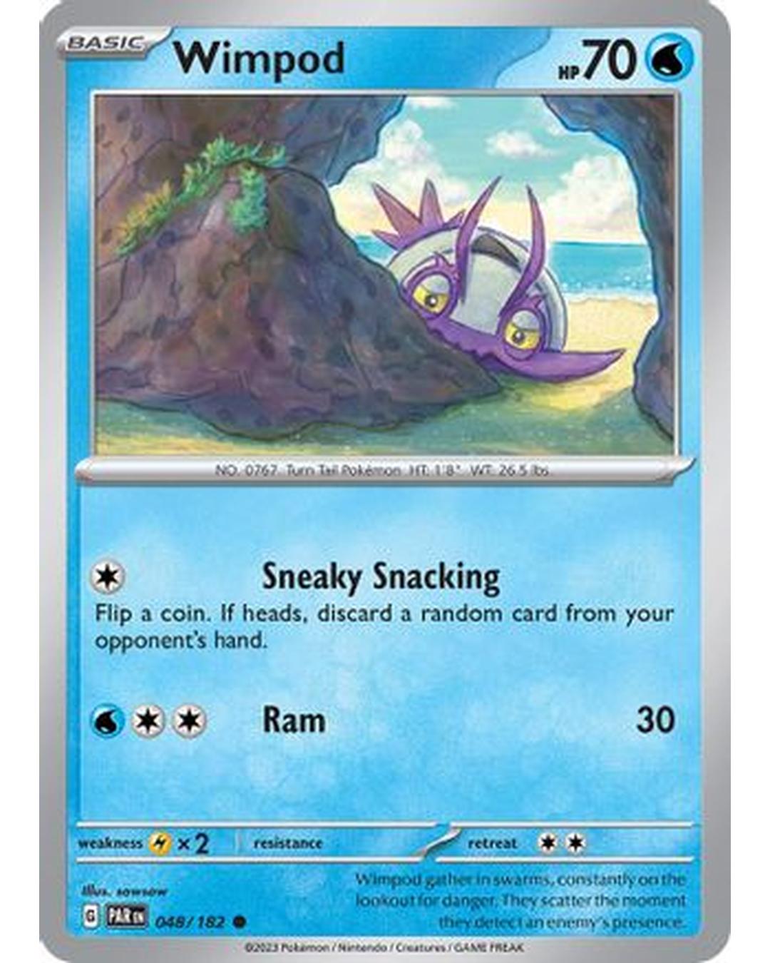 Wimpod 048/182 - Reverse Holofoil SV04 Paradox Rift - Common