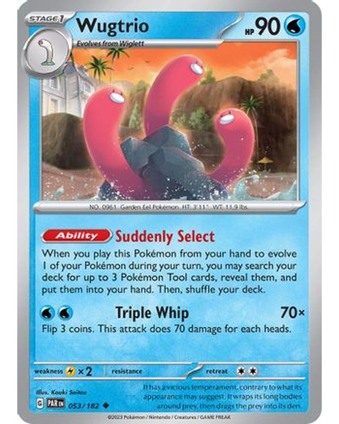 Wugtrio 053/182 SV04 Paradox Rift - Uncommon