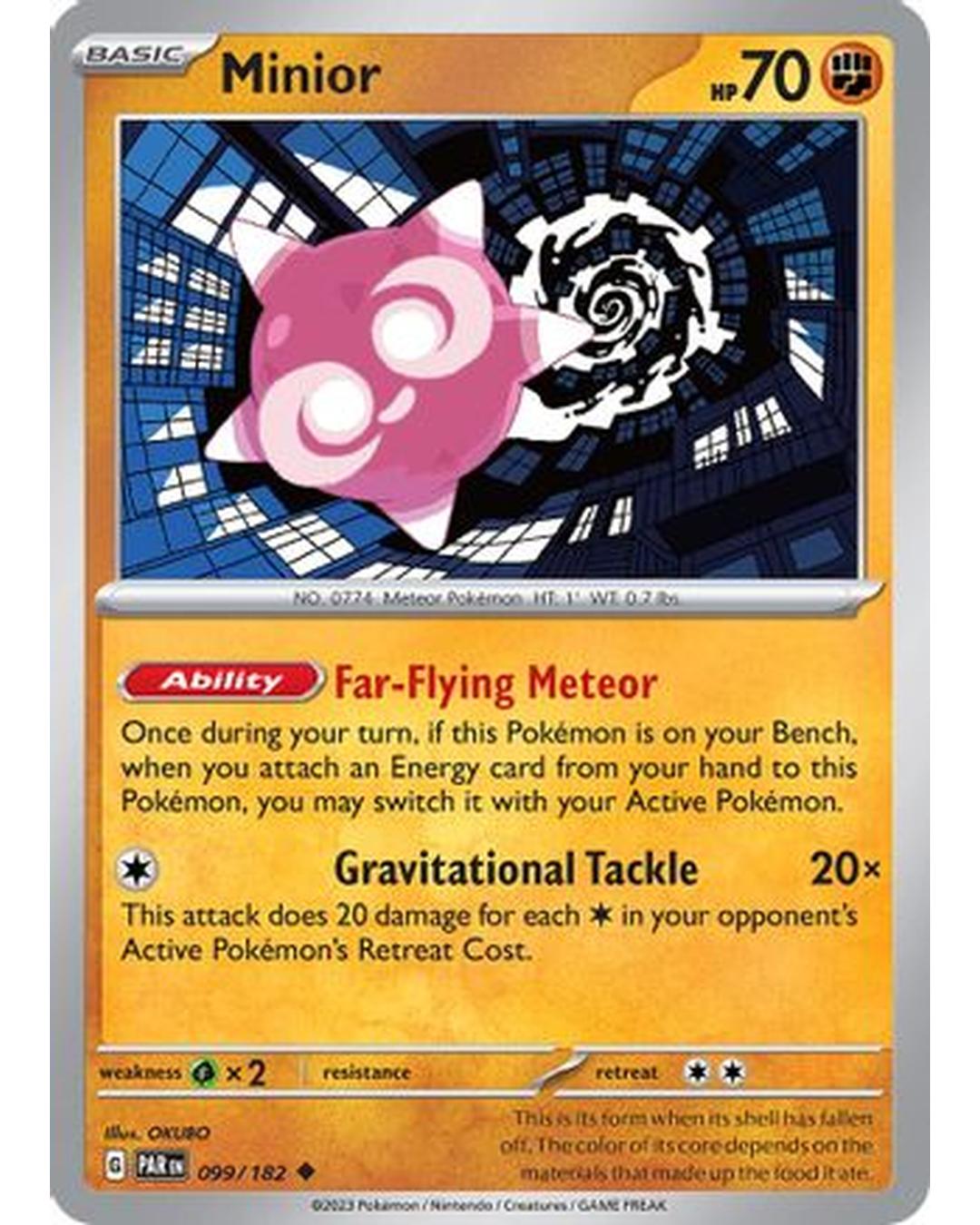 Minior 099/182 SV04 Paradox Rift - Uncommon