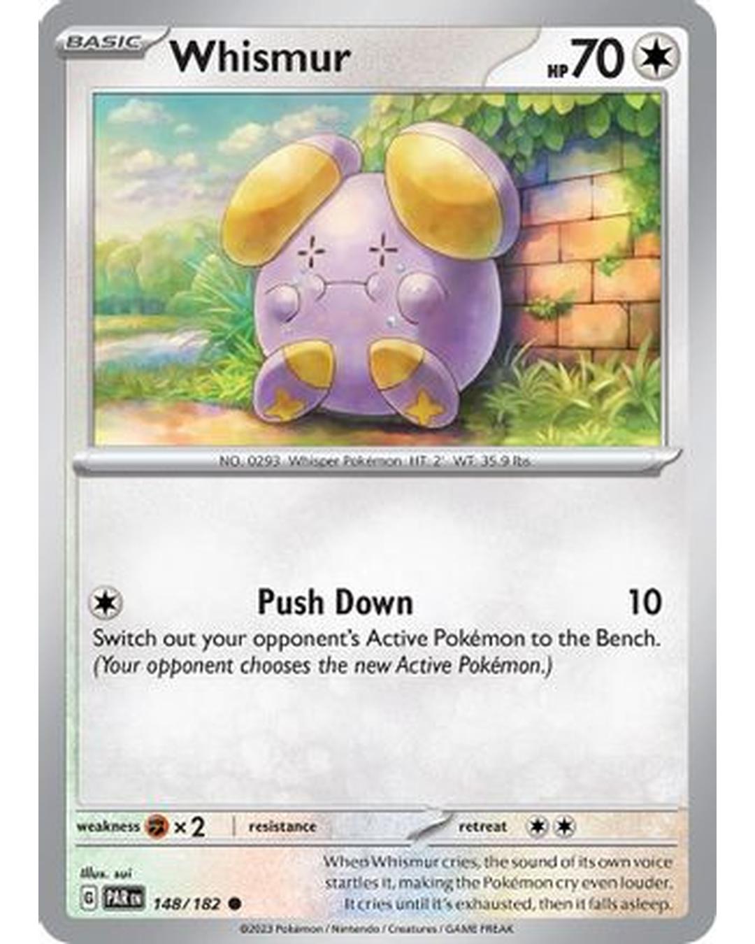 Whismur 148/182 SV04 Paradox Rift - Common
