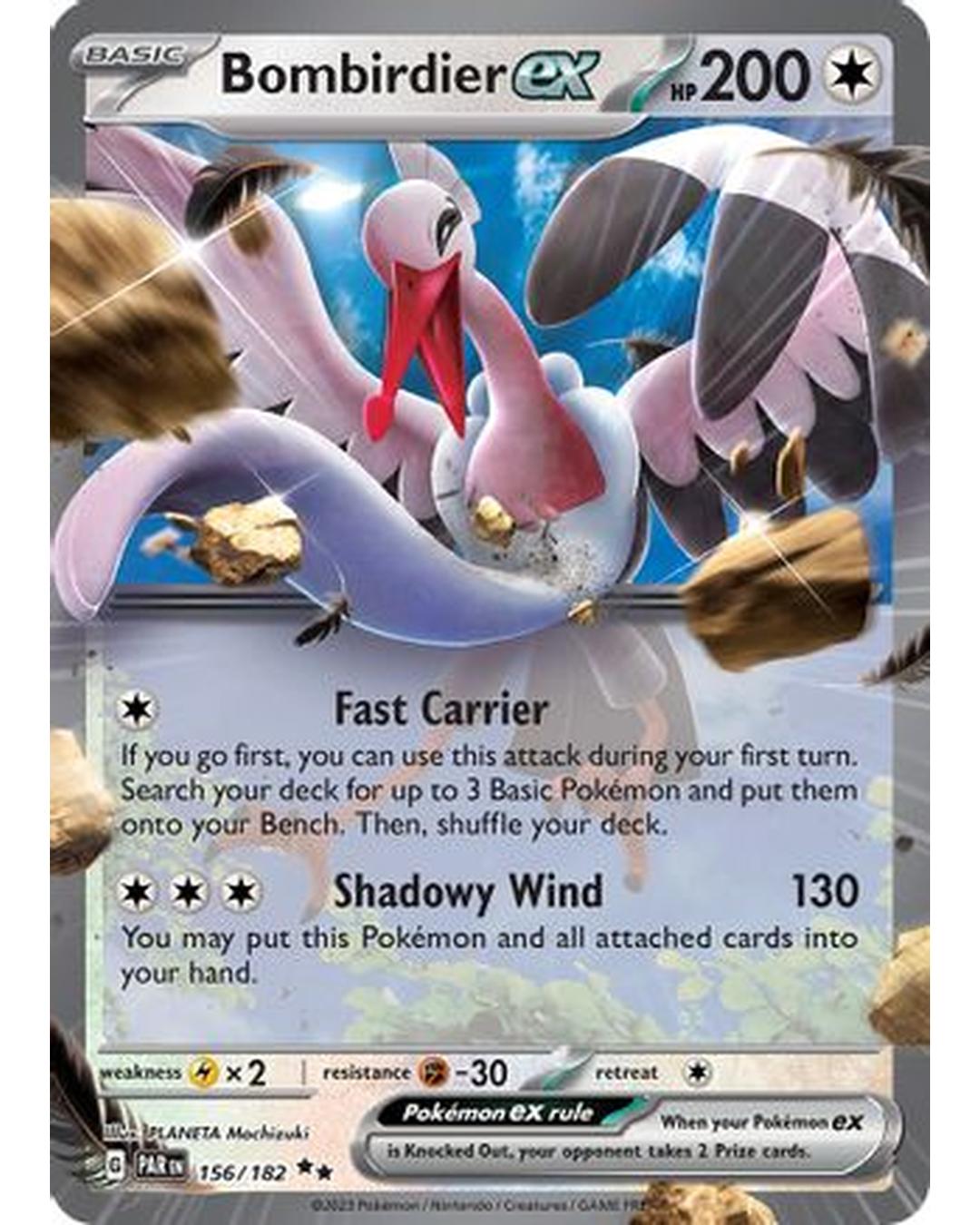 Bombirdier ex 156/182 - Holofoil SV04 Paradox Rift - Double Rare