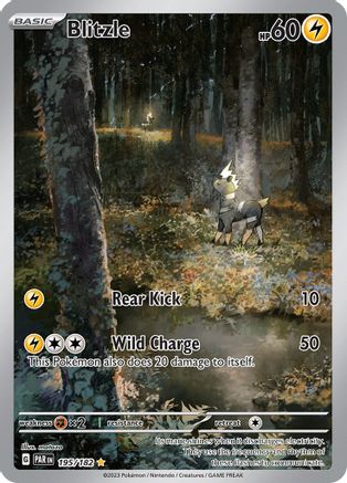 Blitzle 195/182 - Holofoil SV04 Paradox Rift - Illustration Rare