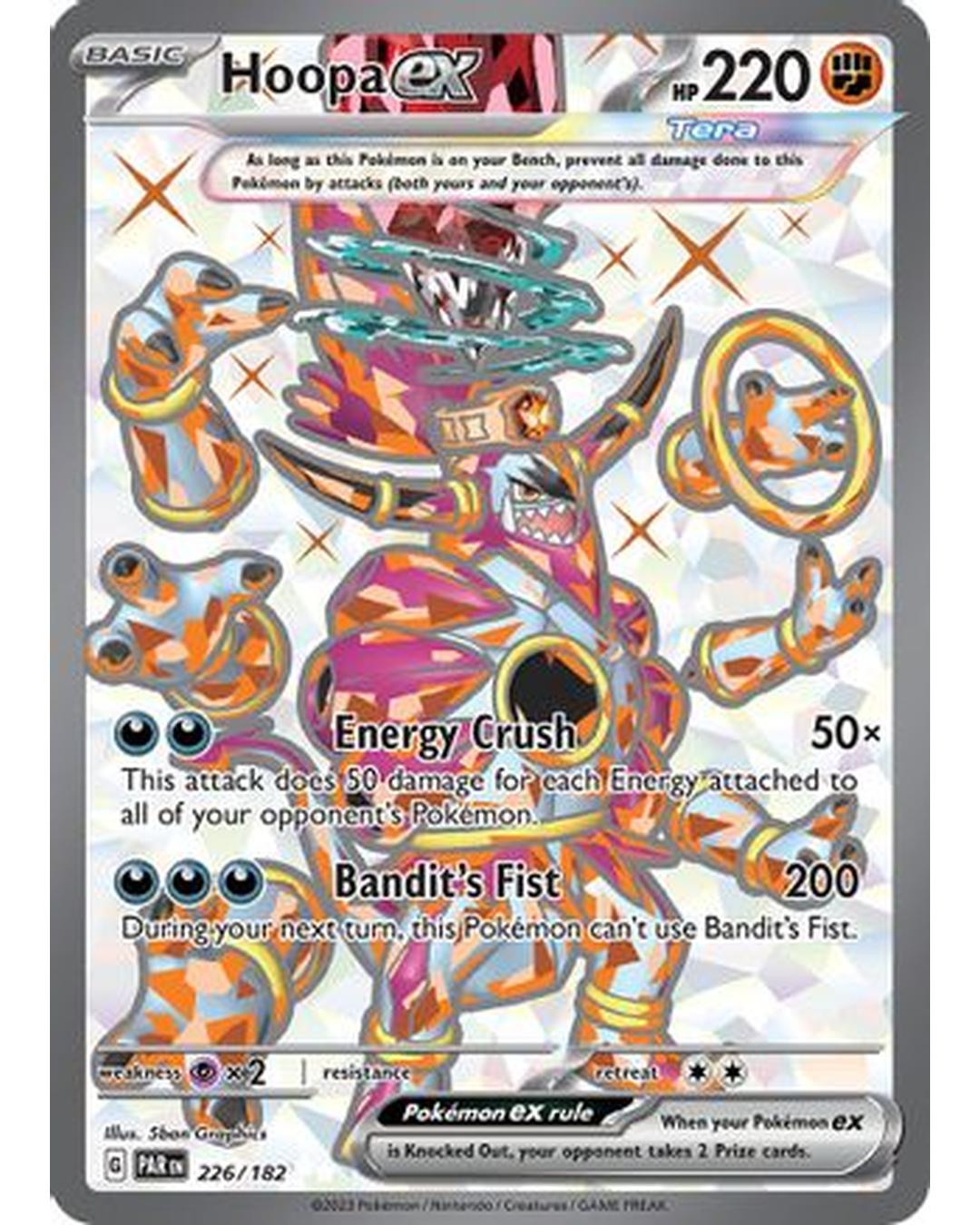 Hoopa ex 226/182 - Holofoil SV04 Paradox Rift - Ultra Rare