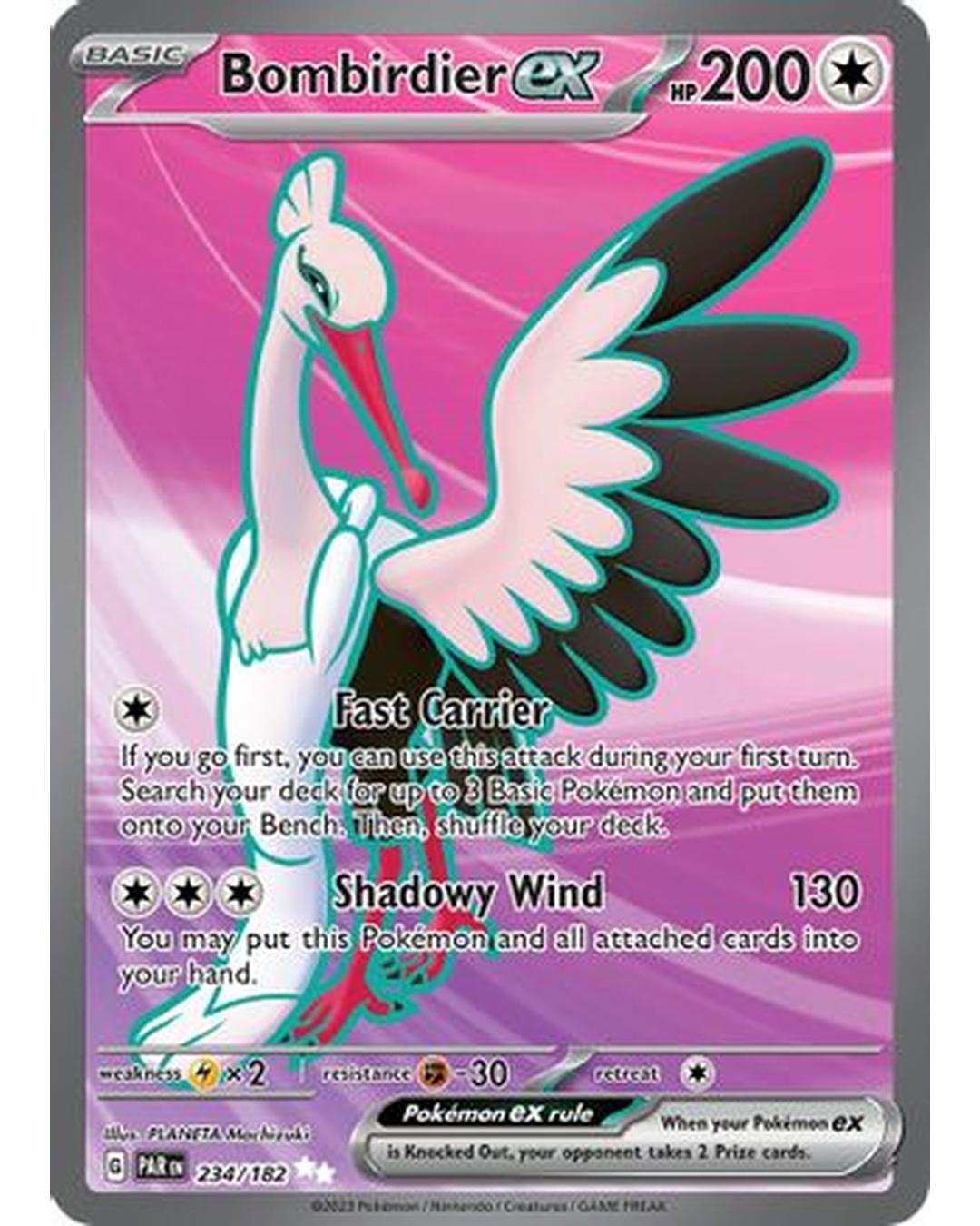 Bombirdier ex 234/182 - Holofoil SV04 Paradox Rift - Ultra Rare