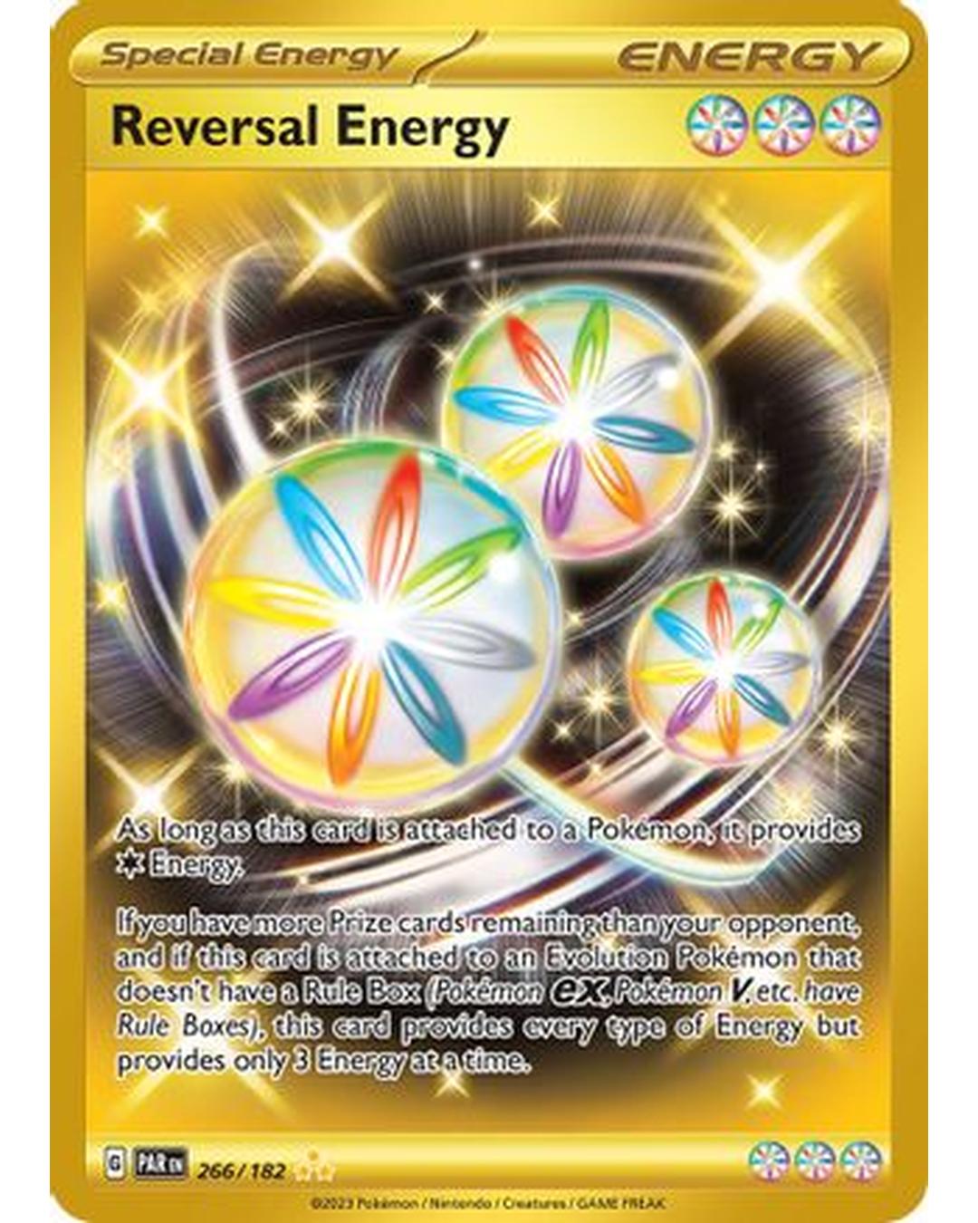 Reversal Energy 266/182 - Holofoil SV04 Paradox Rift - Hyper Rare