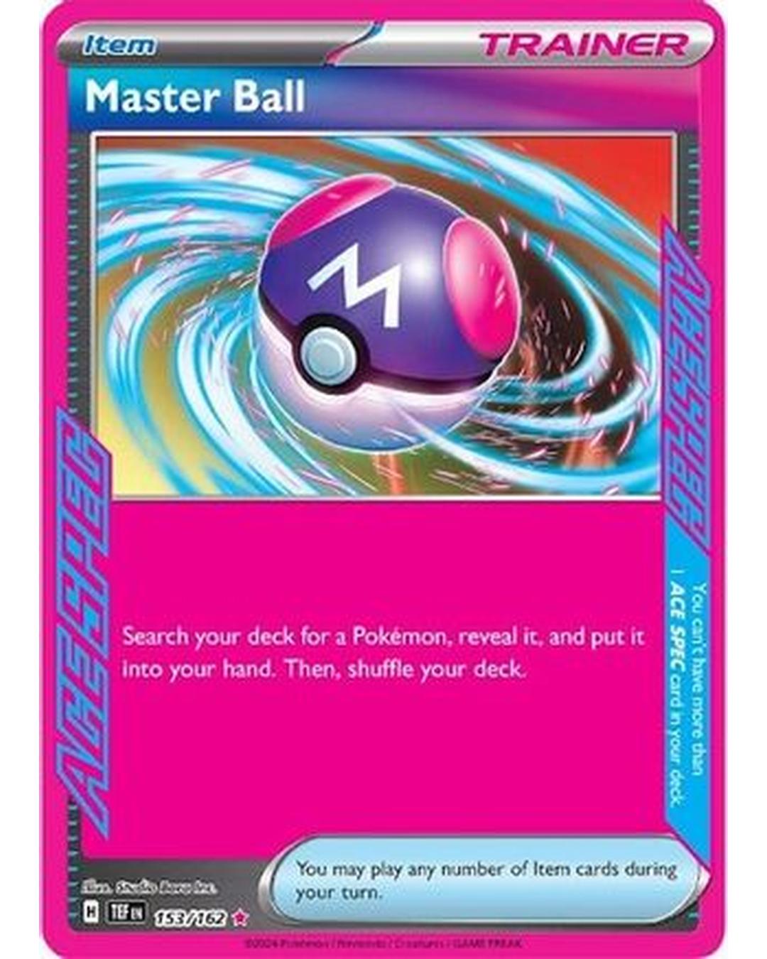 Master Ball 153/162 - Holofoil SV05 Temporal Forces - ACE SPEC Rare