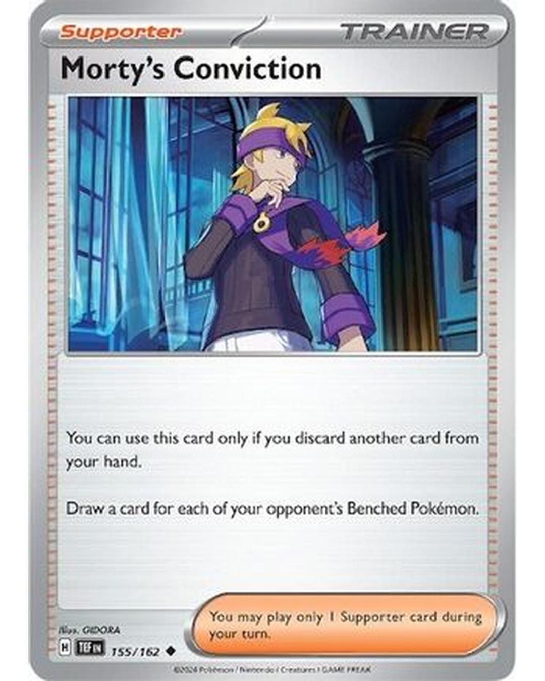 Morty's Conviction 155/162 SV05 Temporal Forces - Uncommon