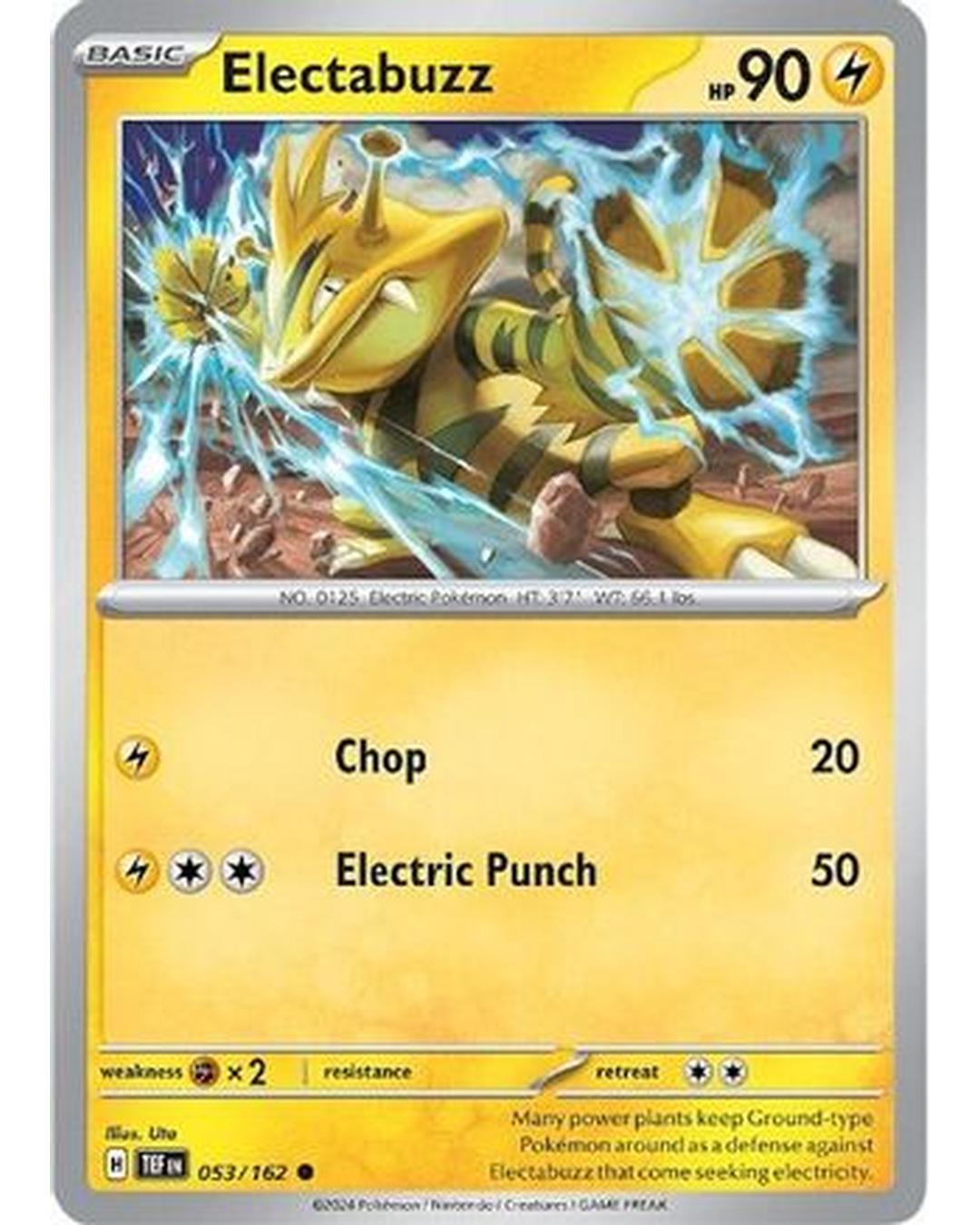 Electabuzz 053/162 - Reverse Holofoil SV05 Temporal Forces - Common