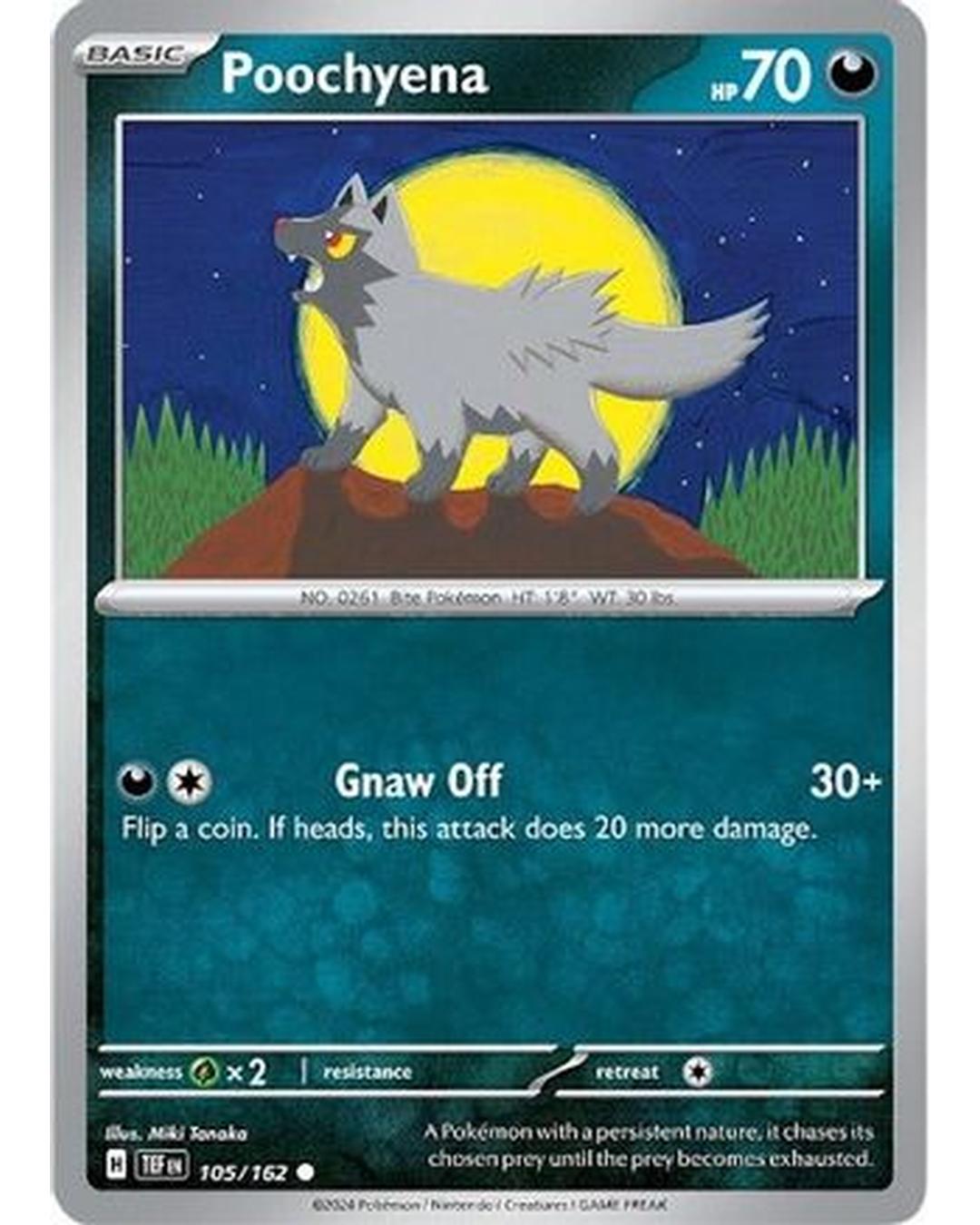 Poochyena 105/162 SV05 Temporal Forces - Common