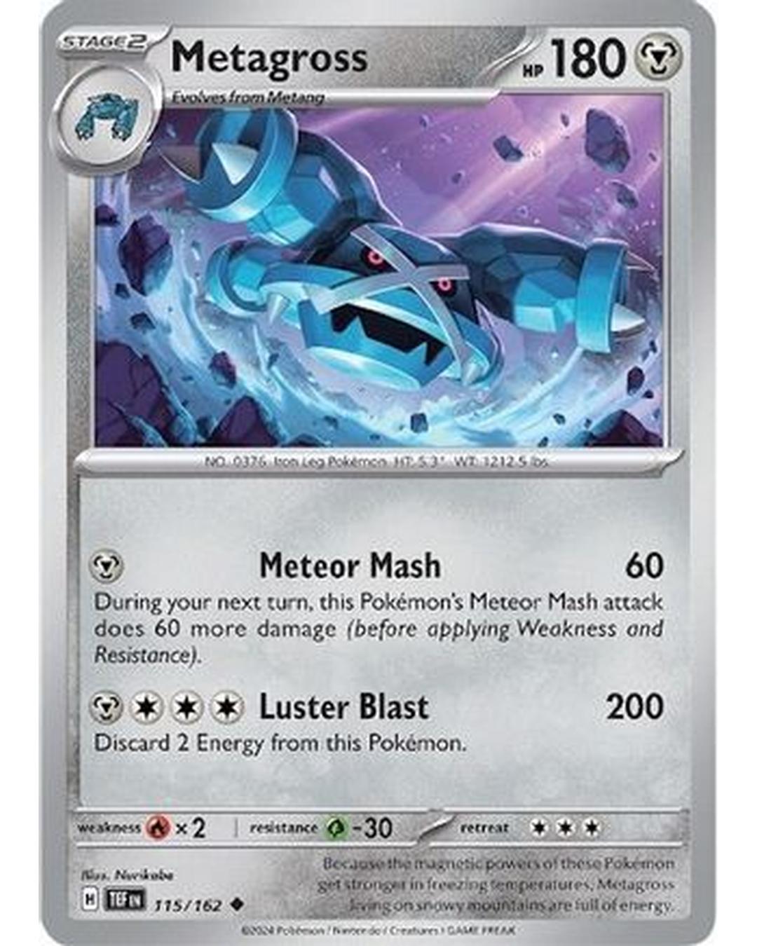 Metagross 115/162 SV05 Temporal Forces - Uncommon
