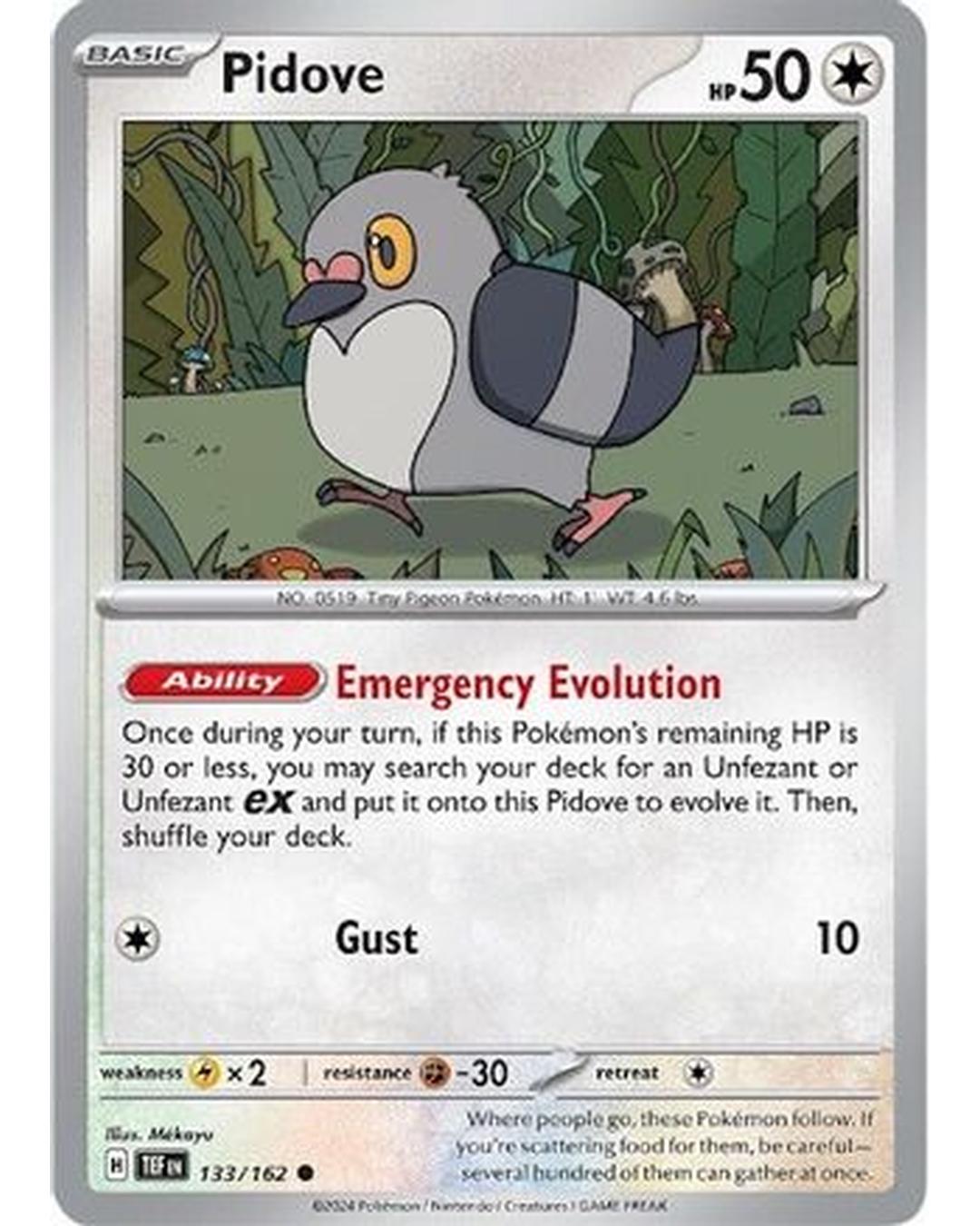 Pidove 133/162 SV05 Temporal Forces - Common