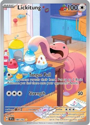 Lickitung 180/162 - Holofoil SV05 Temporal Forces - Illustration Rare