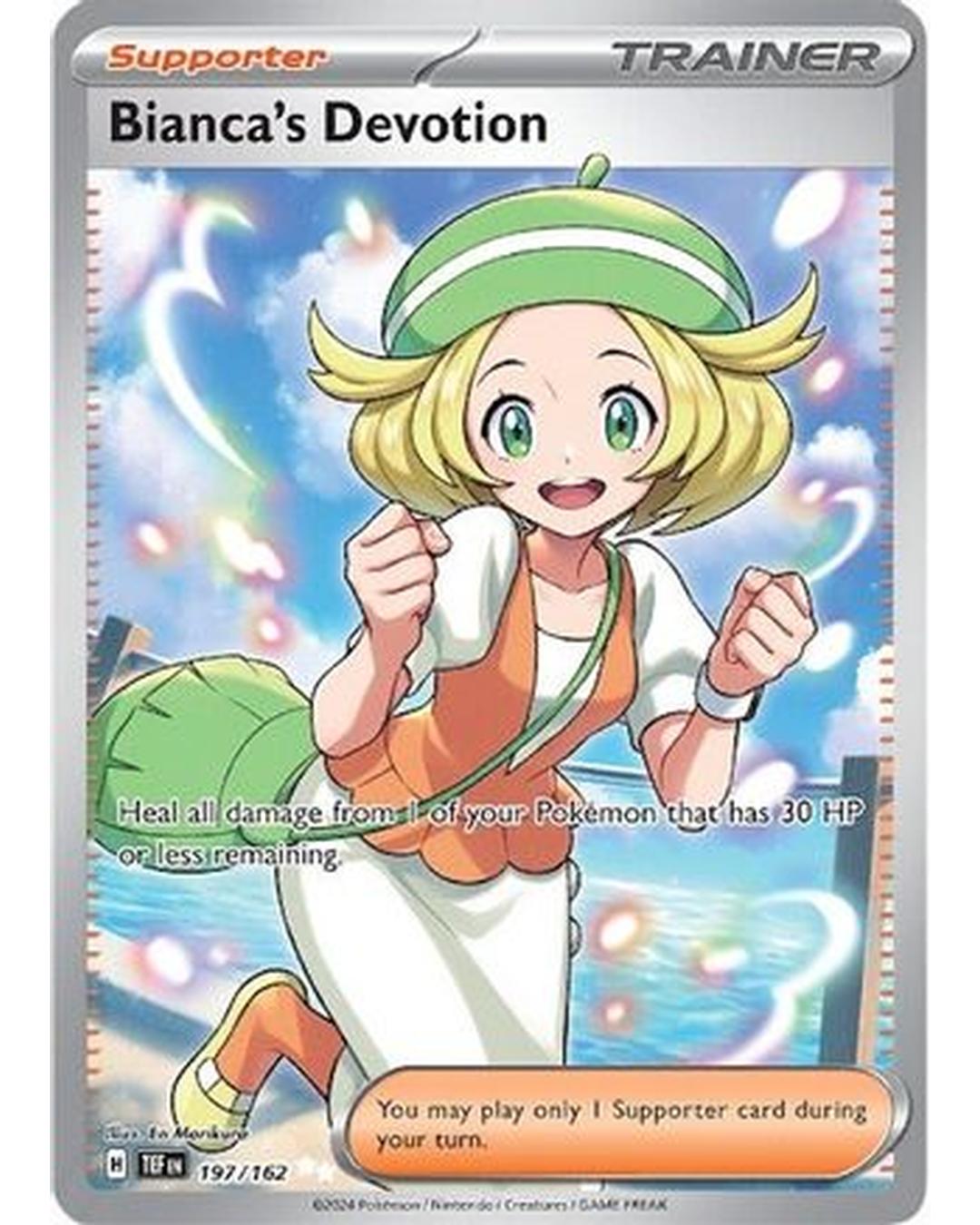 Bianca's Devotion 197/162 - Holofoil SV05 Temporal Forces - Ultra Rare