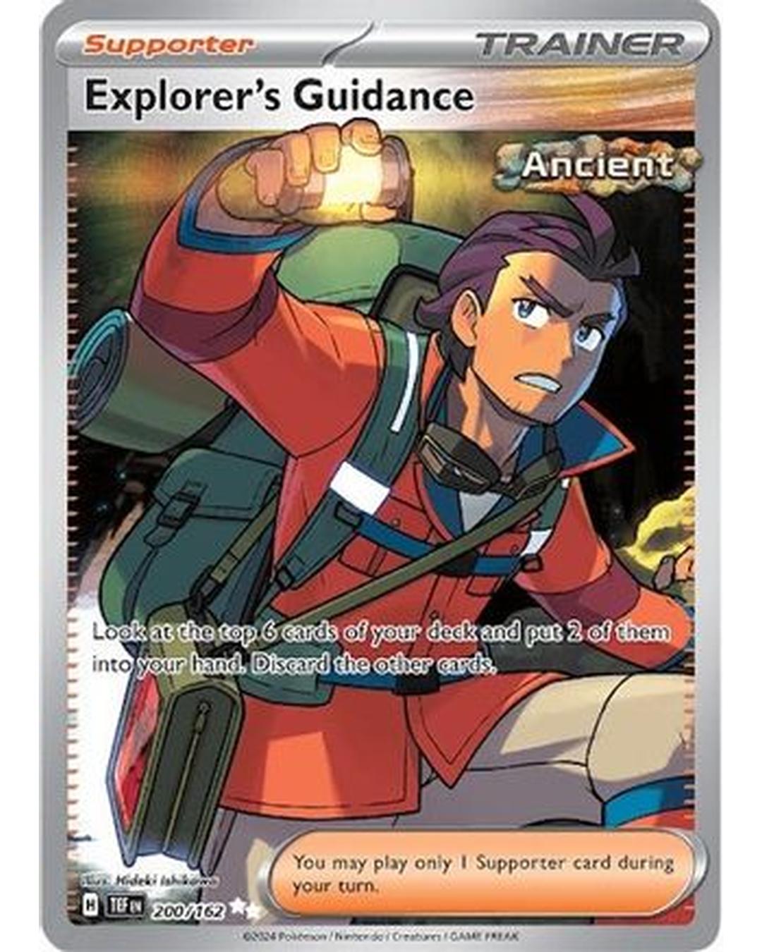 Explorer's Guidance 200/162 - Holofoil SV05 Temporal Forces - Ultra Rare