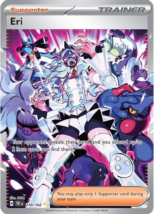 Eri 210/162 - Holofoil SV05 Temporal Forces - Special Illustration Rare