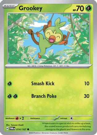 Grookey 014/167 SV06 Twilight Masquerade - Common