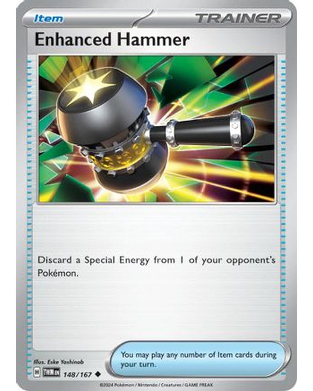 Enhanced Hammer 148/167 - Reverse Holofoil SV06 Twilight Masquerade - Uncommon