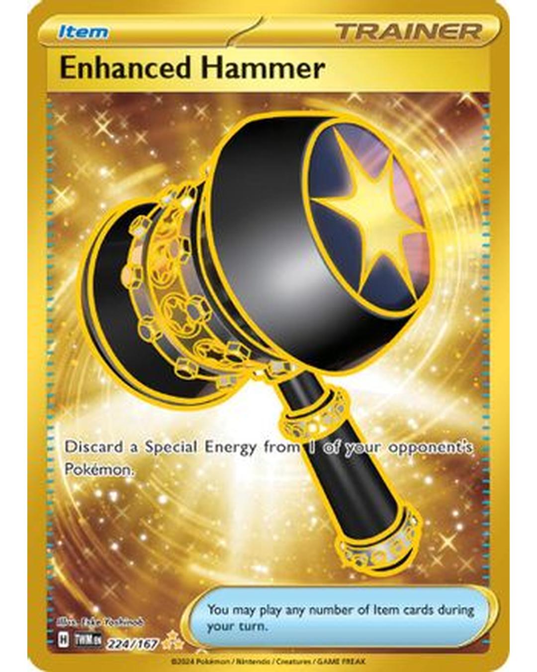 Enhanced Hammer 224/167 - Holofoil SV06 Twilight Masquerade - Hyper Rare