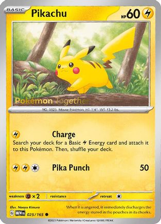 Pikachu 025/165 Miscellaneous Cards & Products - Promo
