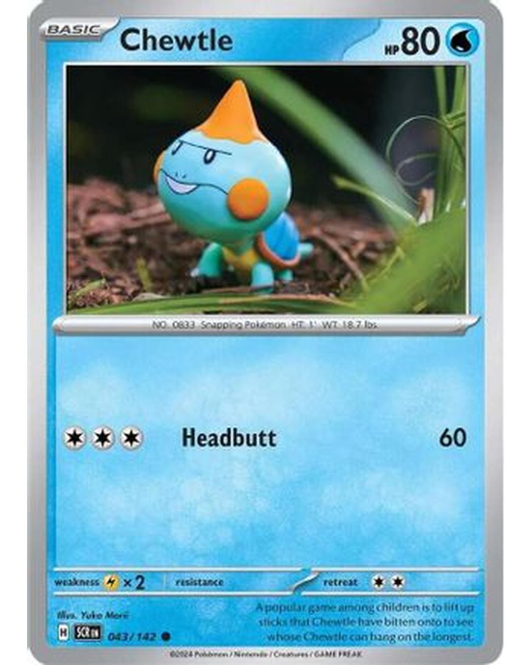 Chewtle 043/142 SV07 Stellar Crown - Common