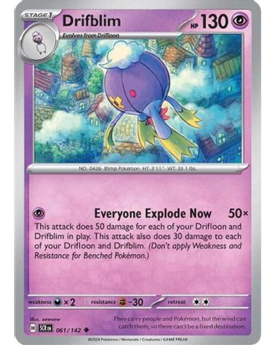 Drifblim 061/142 SV07 Stellar Crown - Uncommon