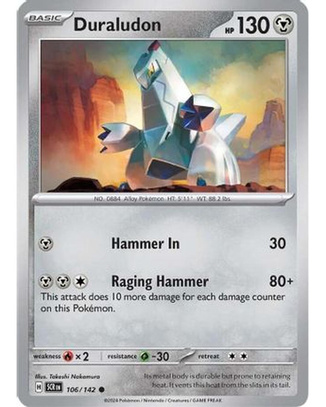 Duraludon 106/142 SV07 Stellar Crown - Common