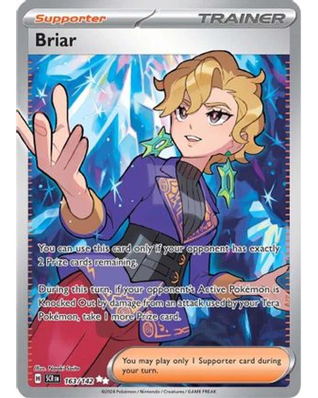 Briar 163/142 - Holofoil SV07 Stellar Crown - Ultra Rare